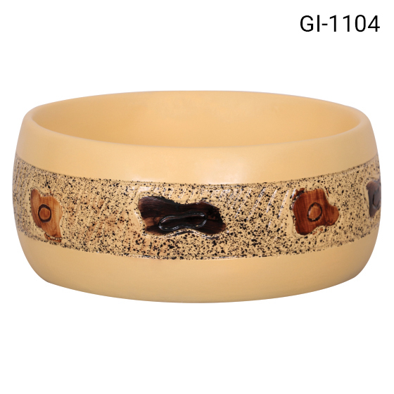 Ceramic Countertop Basin - Color: White