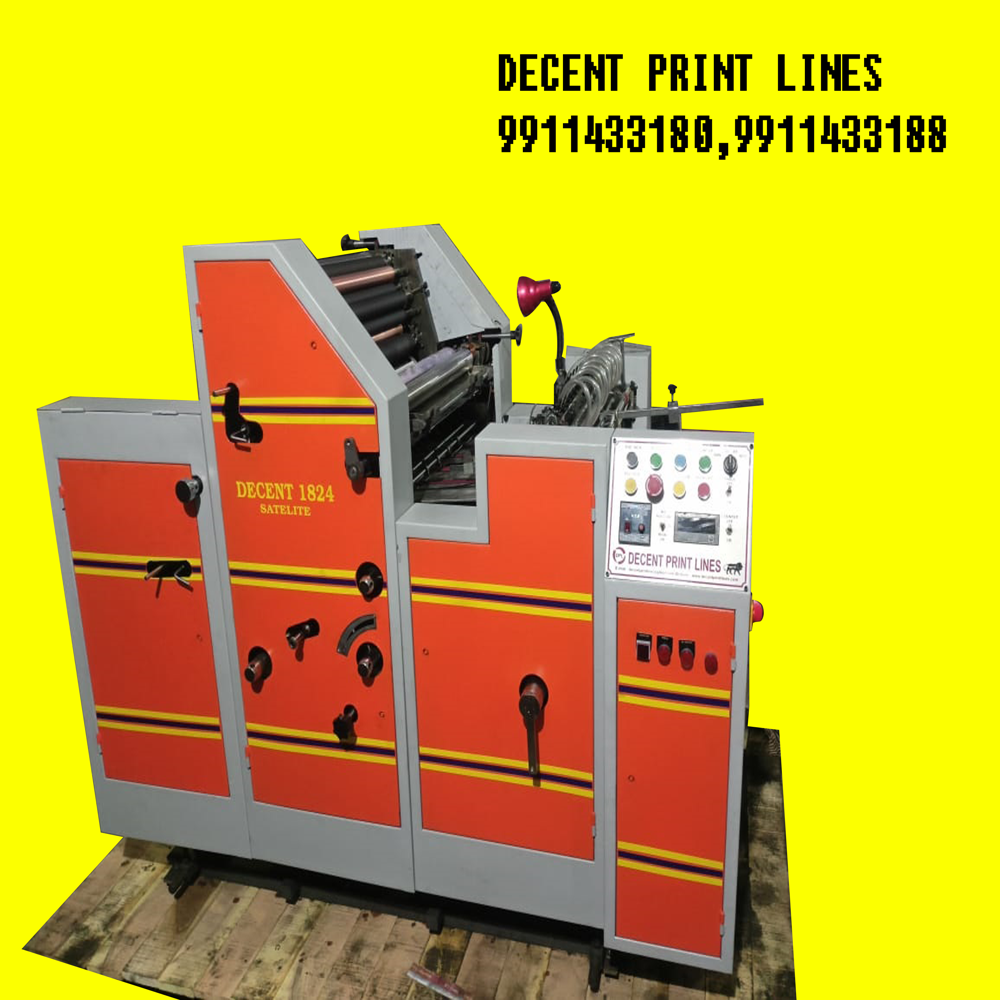 Two Color Non Woven Bag Printing Machine 16X22