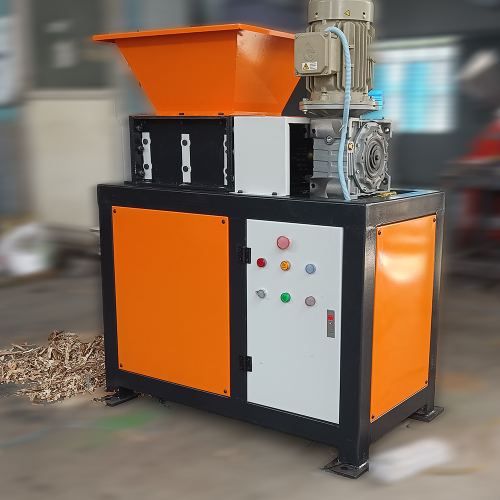 Double Shaft Waste Car battery plate shredder 500kghr