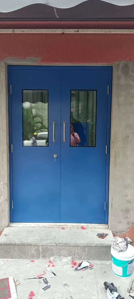 Industrial Fire Door - Color: White