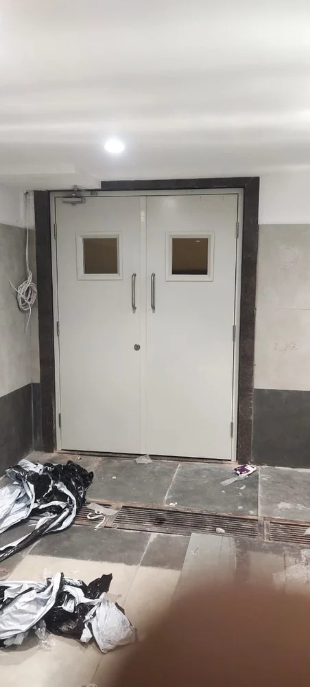 Industrial Fire Door - Color: White