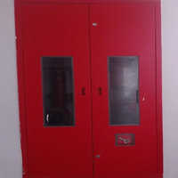 20mm Mild Steel Fire Shaft Door - Color: Red