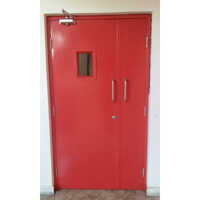 80mm Gi Fire Resistant Emergency Exit Door - Color: Red
