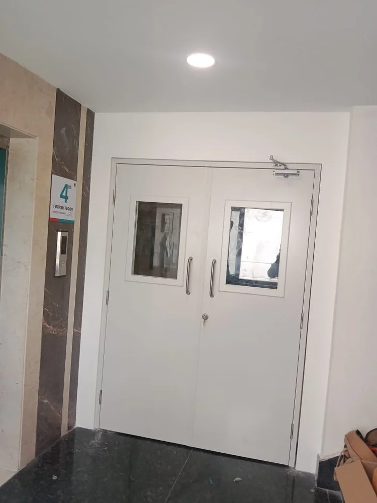 Galvanized Iron Door - Color: White