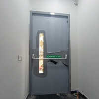 46mm Gi Fire Rated Door With Panic Bar - Color: Gray