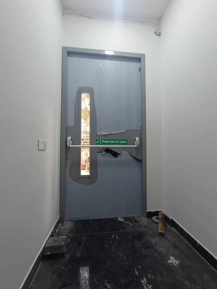 46mm GI Fire Rated Door With Panic Bar