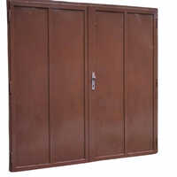 55mm Wood Finished Galvanised Iron Door