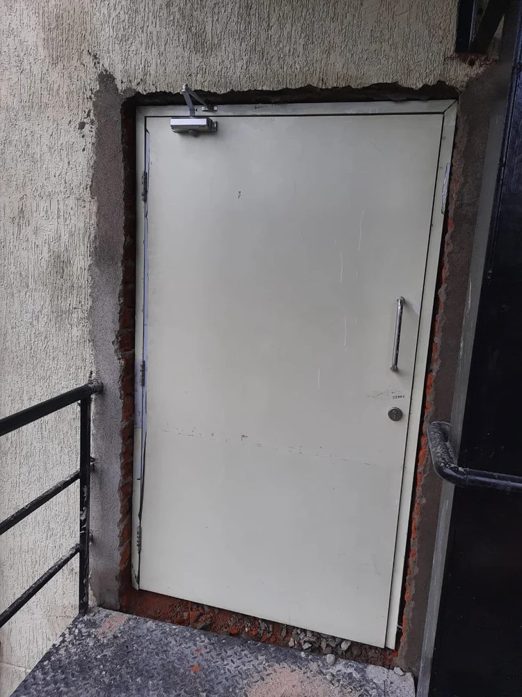 38mm Galvanised Iron Double Door