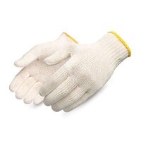 Dotted/ Knitted Hand Gloves - Color: Grey With Black Dots
