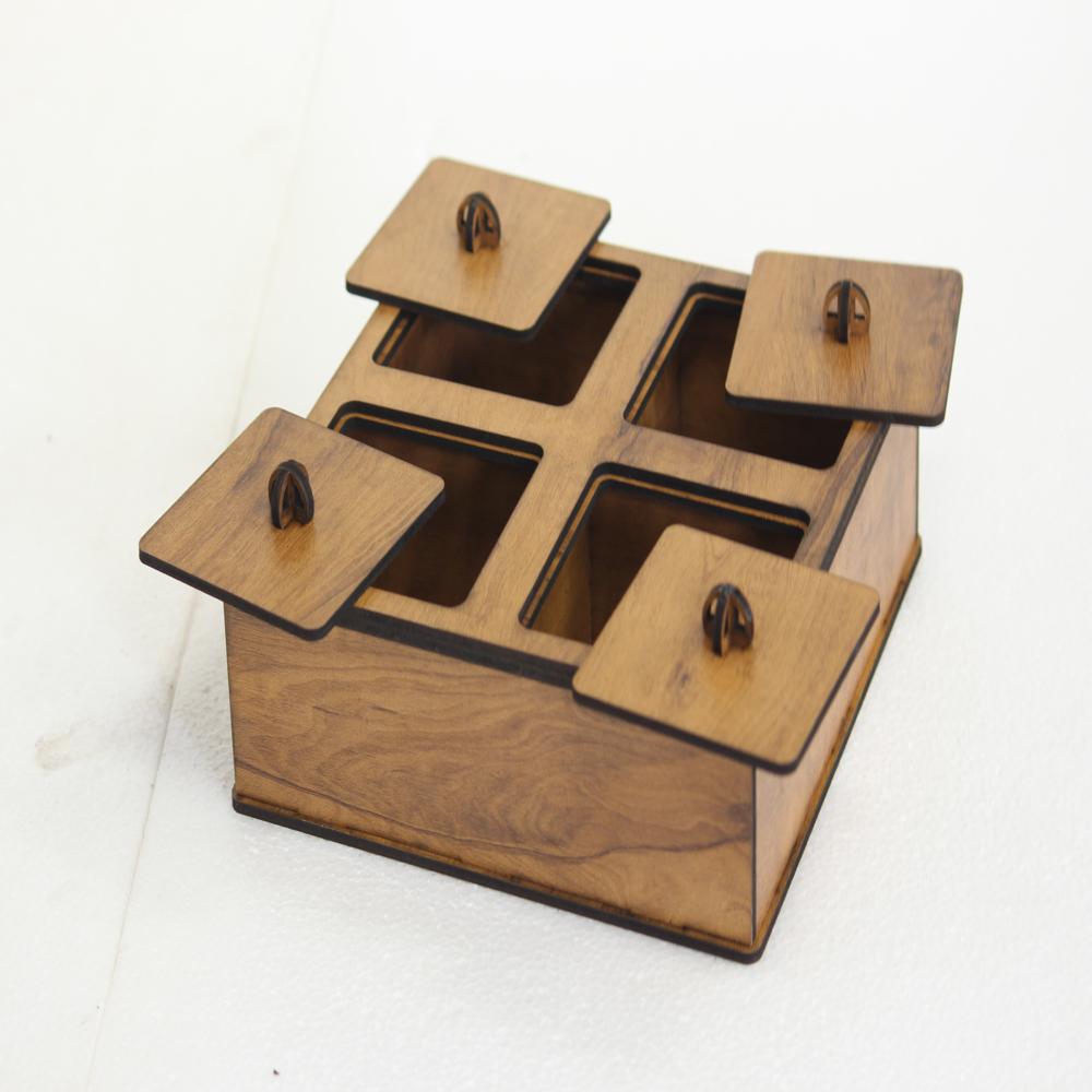 Wooden dry fruit box