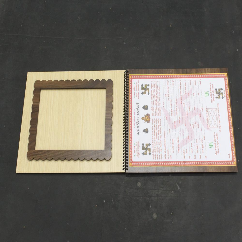 Wooden marriage Patrika