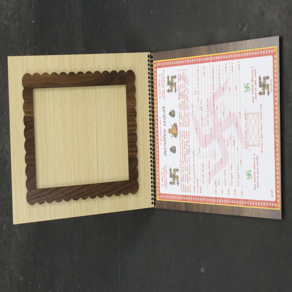 Wooden marriage Patrika