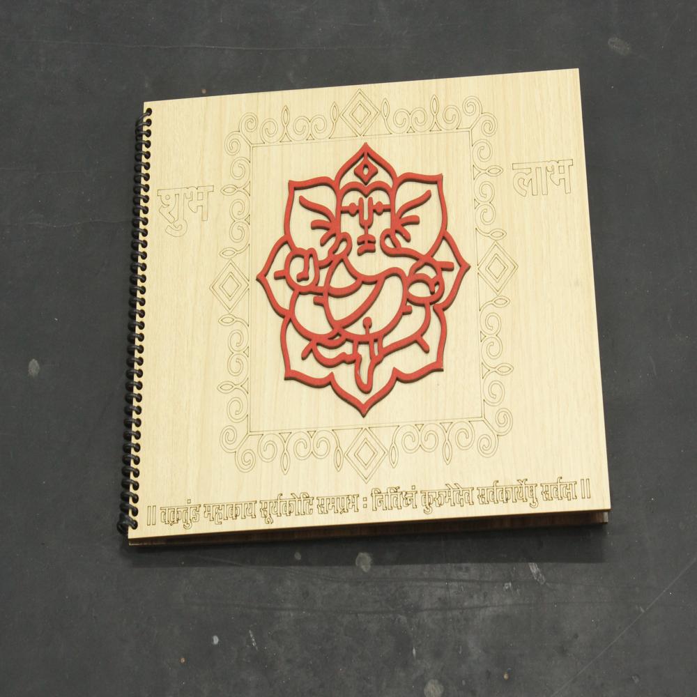 Wooden marriage Patrika