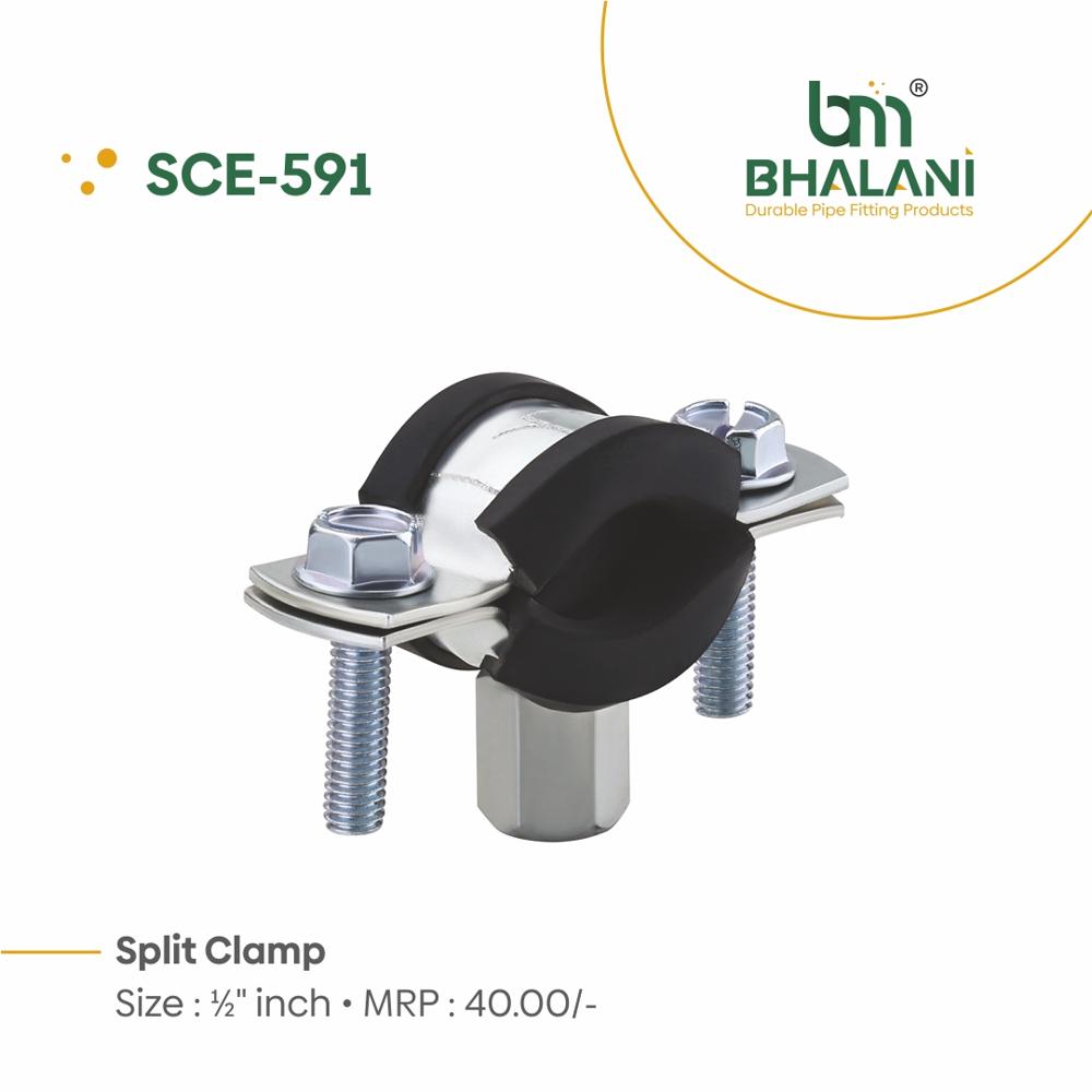 2.5 Inch Split Clamp with EPDM RUBBER