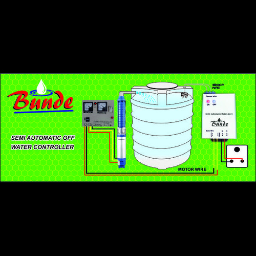 Semi Automatic Water Alarm - Material: Plastic