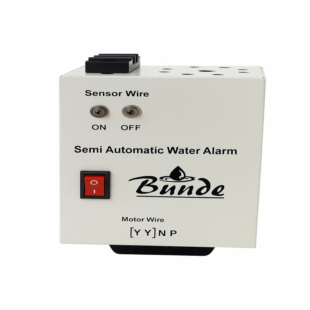 Semi Automatic Off Water Controller - Color: White