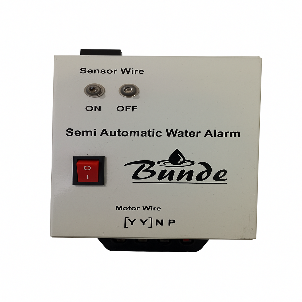 Semi Automatic Off Water Controller - Color: White