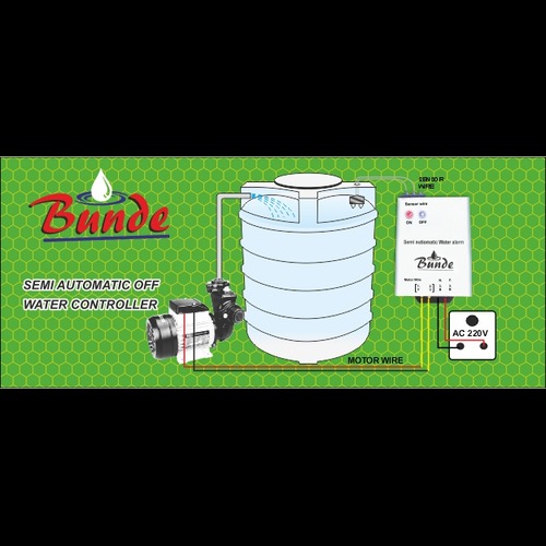 Semi Automatic Off Water Controller - Color: White