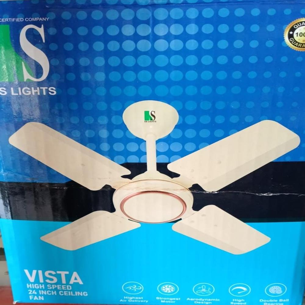 24 inchi celling fan s.s light