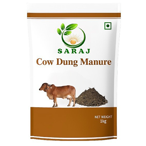 1Kg Cow Dung Manure - Color: Brown