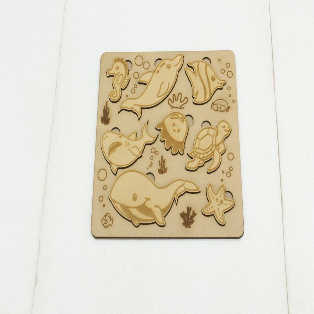 Wooden puzzle for kids