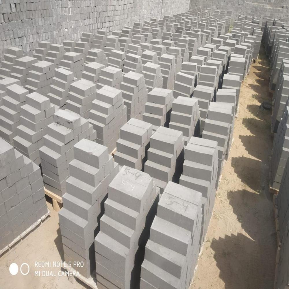 Building Fly Ash Bricks - Color: Gray