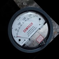 GEMTECH_INSTRUMENTS SERIES G2000 DIFFERENTIAL PRESSURE GAUGE INCHES OF WATER