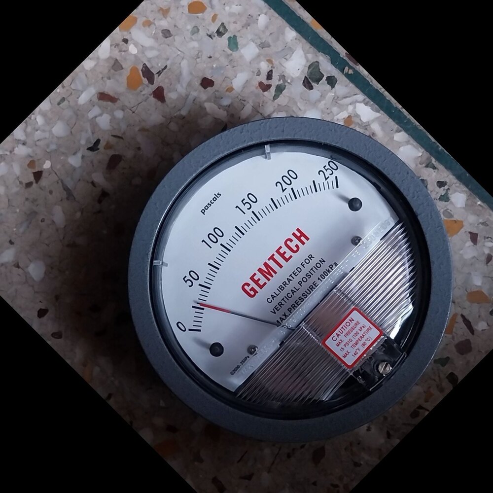 Model G2005-SP GEMTECH Differential Pressure Gauge Range 0-5 Inch W.C.