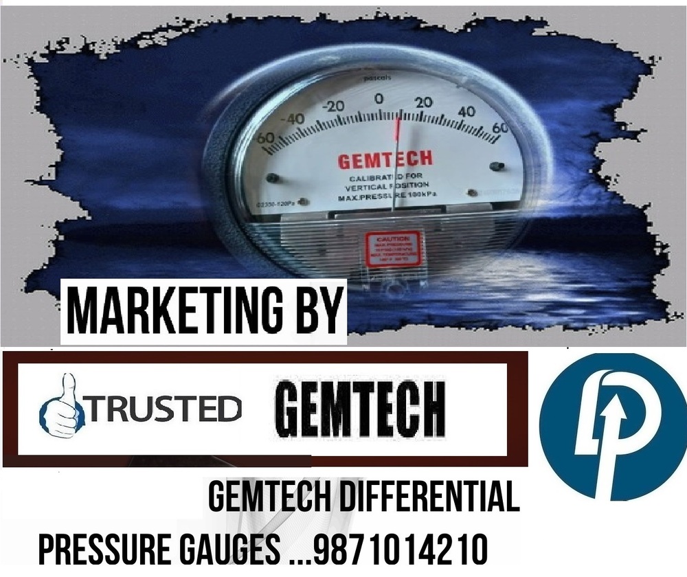 Popular Cities GEMTECH Differential Pressure Gauge Wholesalers by Sonepat