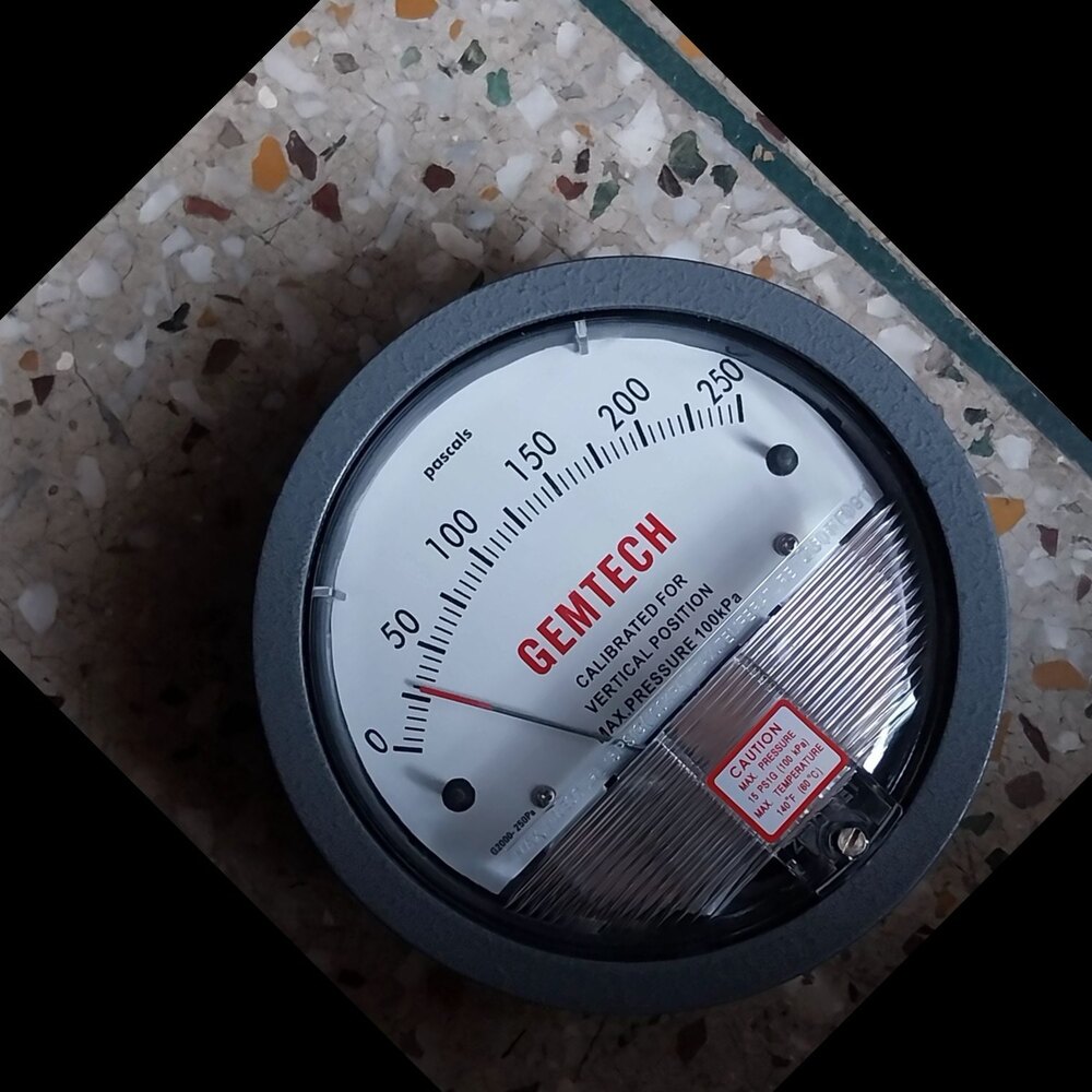 Model G2010-SP GEMTECH Differential Pressure Gauge Range 0-10 Inch W.C.