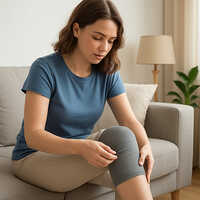 Bamboo Yarn Knee Support