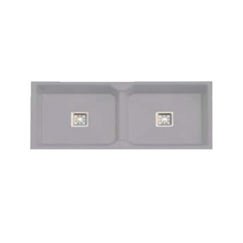 Marseille Grey Double Bowl Quartz Sink