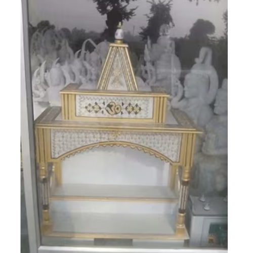 Polishing White Marble Temple