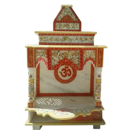 Polishing White Marble Temple