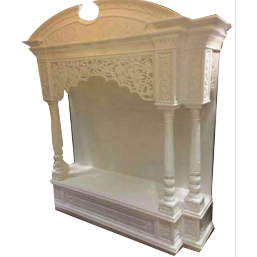 Polishing White Marble Temple