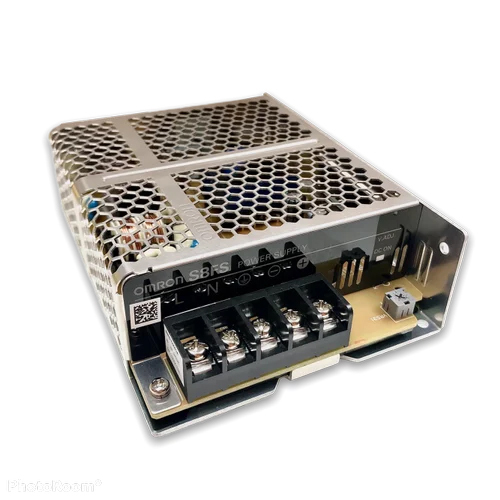 Omron Make SMPS - Stainless Steel, 24V Rated Voltage , Black Finish for Reliable Industrial Automation Applications