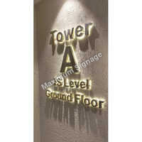 Indoor Signage Board - Body Material: Stainless Steel