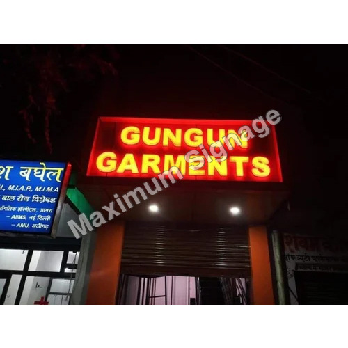 Aluminium Led Sign Board - Body Material: Acrylic