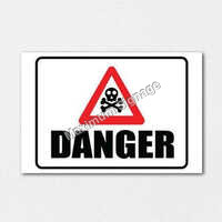 Pvc Danger Sign Board - Application: Industrail