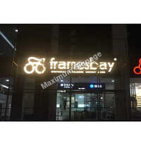 Outdoor Acrylic Led Sign Board - Color: White