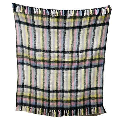 Designer Straight Lining Stole In Viscose And Cotton Fabric - Color: Multicolor