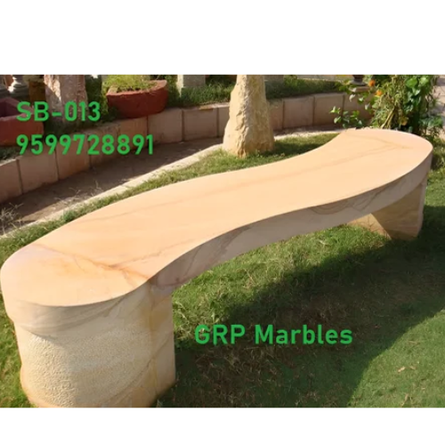 Sandstone stylish bench