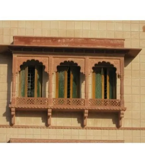 Carved Stone Jharokha