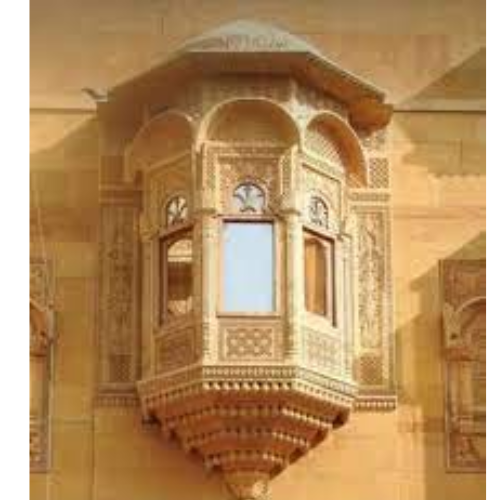 Hand Carved Stone Jharokha