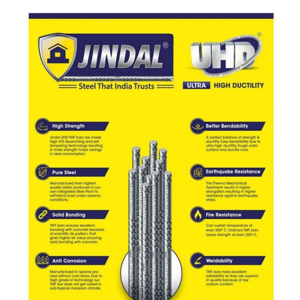 Jindal 550 Uhd Tmt Bar - Application: Construction