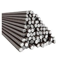Iron Tmt Bar - Mild Steel, 8 Mm Size, Silver Color, 9 M Length | Fe 500d Grade, Hot-rolled, Bis 1786: 2008 Compliant, Round Shape