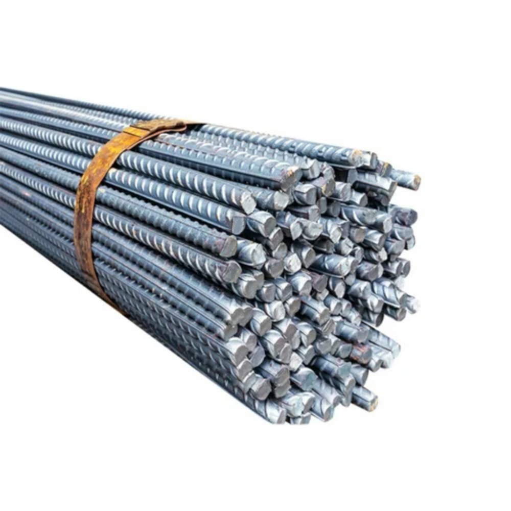 Tata TMT Bar - Mild Steel, Length Above 12m, Grade Fe 550 | Round Shape, Hot-Rolled Technics, Complies with BIS 1786: 2008 Standards
