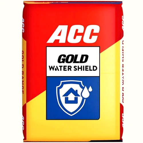 50 Kg Acc Gold Water Shield Cement - Color: Grey
