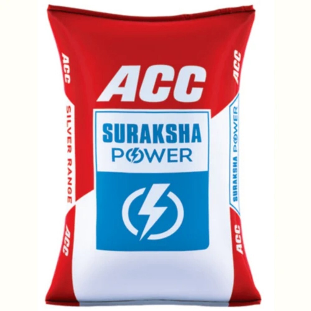 50 Kg Acc Suraksha Power Cement - Color: Grey