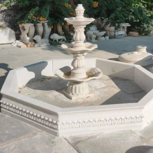 great shape stone water fountain